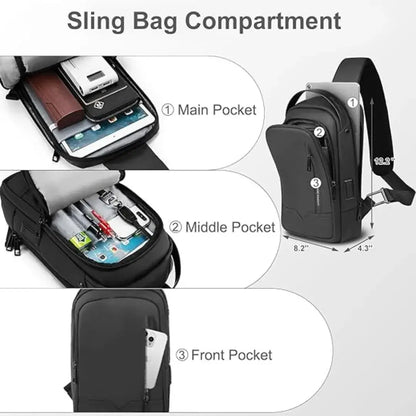 Anti-Theft Waterproof Crossbody Bag