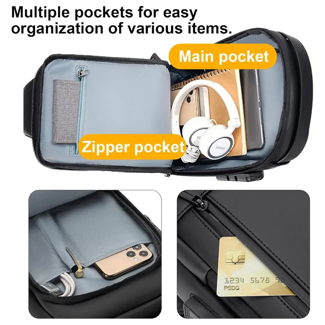 Anti-Theft Waterproof Crossbody Bag