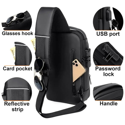 Anti-Theft Waterproof Crossbody Bag